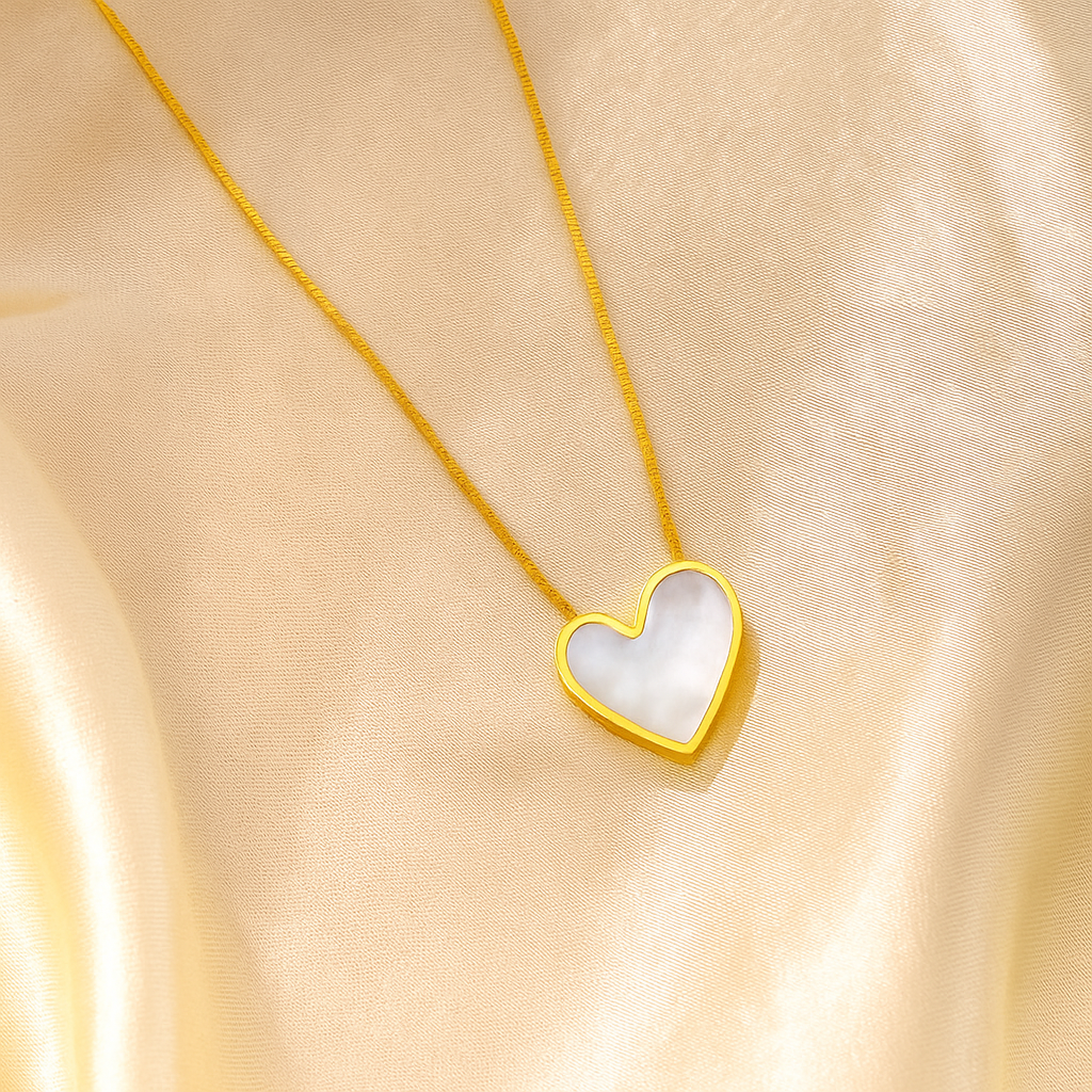 Moonlit Heart Necklace