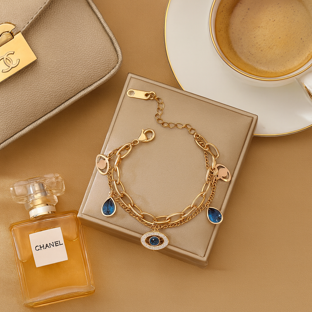 Ocean Aura Charm Bracelet